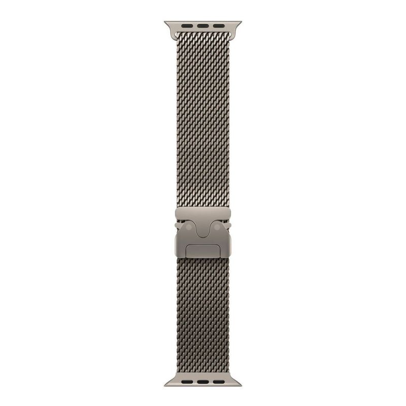 Apple Watch 49mm Natural Titanium Milanese Loop - Large MXKE3ZMA