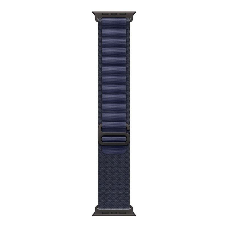 Apple Watch 49mm Navy Alpine Loop - Large - Black Titanium Finish MYPY3ZMA