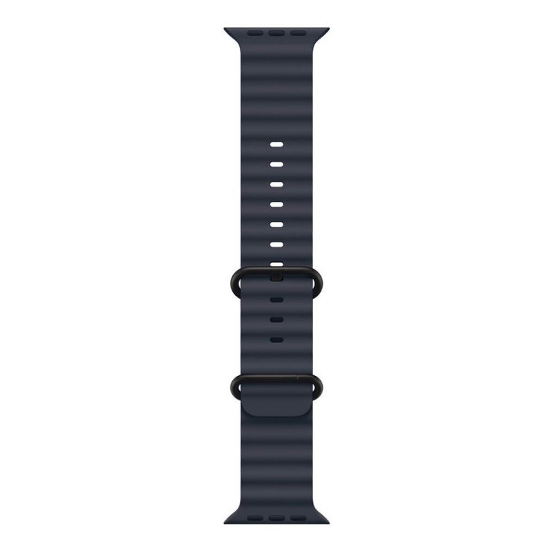 Apple Watch 49mm Navy Ocean Band - Black Titanium Finish MYPA3ZMA