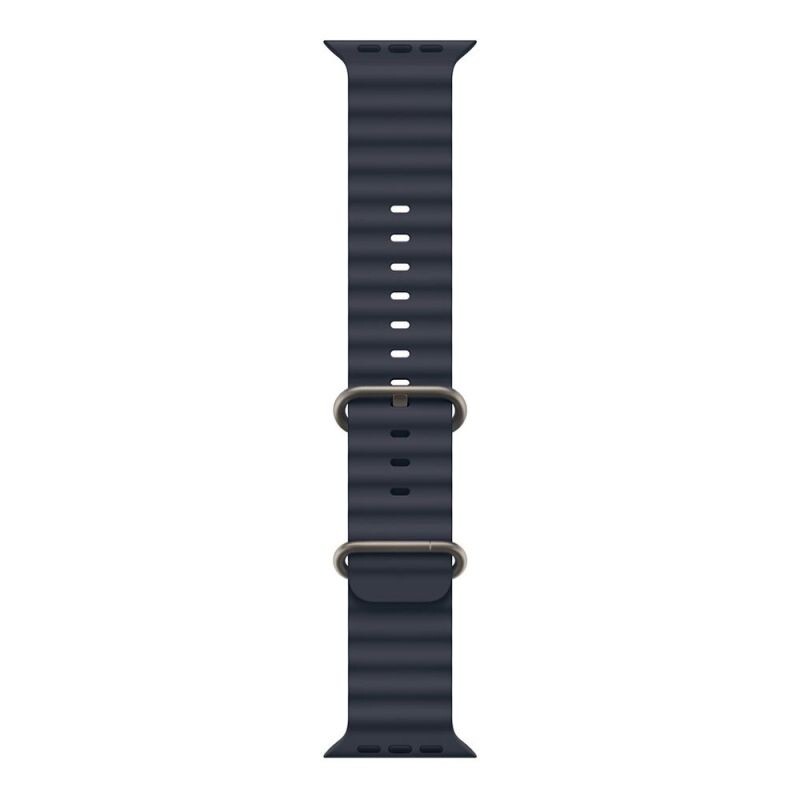 Apple Watch 49mm Navy Ocean Band - Natural Titanium Finish MXTH3ZMA