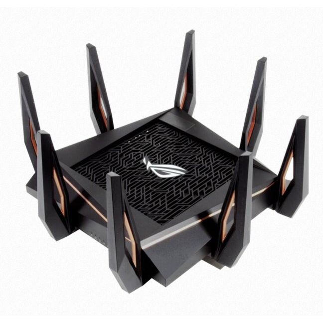 ASUS ROG Rapture GT-AXE11000 Tri-Band WiFi 6E Gaming Router, quad-core CPU, PS5 compatible, 2.5G port, mesh wifi system 90IG06E0-MO1R00