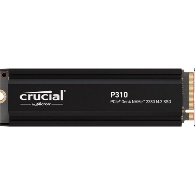 Crucial SSD P310 2TB M.2 NVMe Gen4 71006000 MBps with Heatsink (Playstation®5 and PlayStation®5 Pro compatible) CT2000P310SSD5