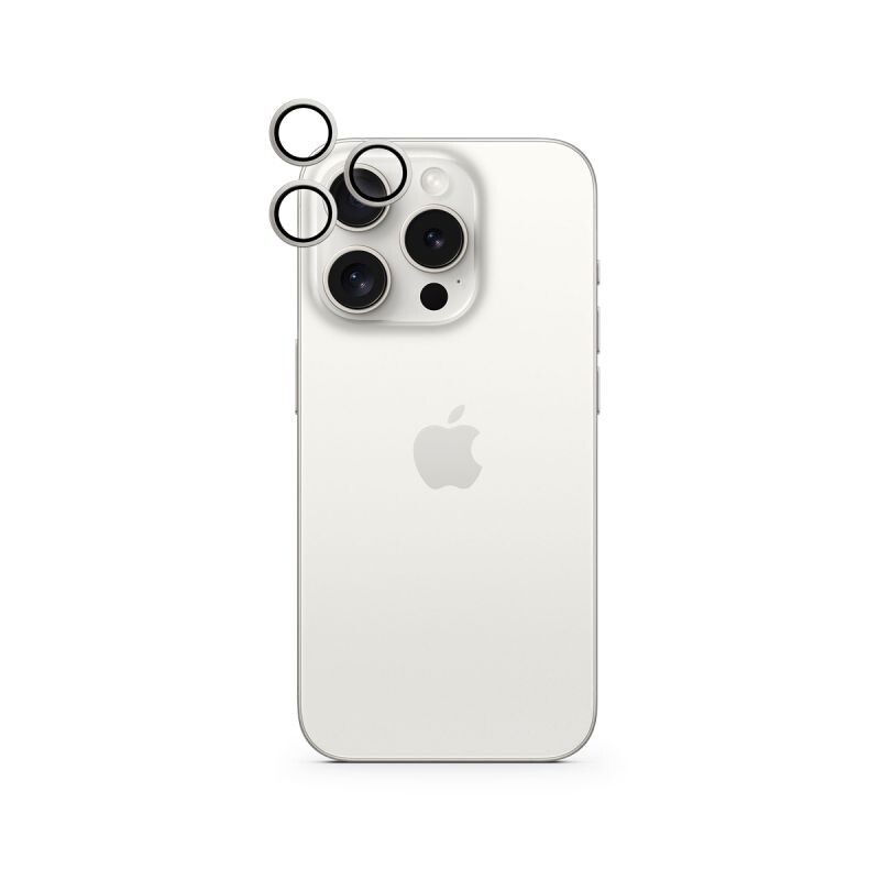 Epico Aluminium Lens Protector for Apple iPhone 15 Pro  15 Pro Max - biely titan 81312152100001