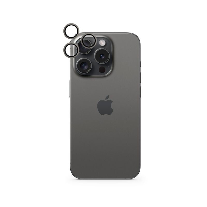 Epico Aluminium Lens Protector for Apple iPhone 15 Pro  15 Pro Max - čierny titan 81312151300010