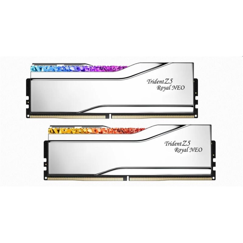 G.SKILL 32GB kit DDR5 6400 CL30 Trident Z5 Royal Neo silver F5-6400J3039G16GX2-TR5NS