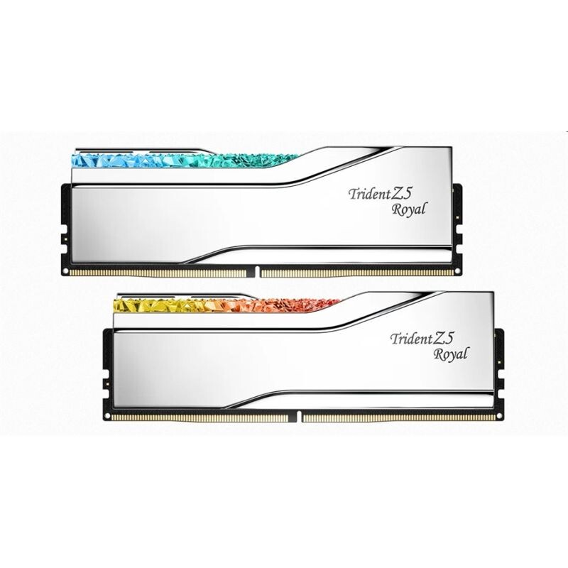 G.SKILL 96GB kit DDR5 6400 CL32 Trident Z5 Royal Silver F5-6400J3239F48GX2-TR5S