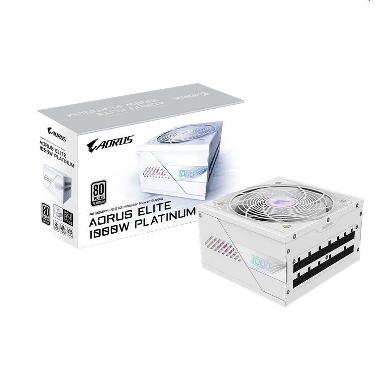 Gigabyte AORUS ELITE P1000W 80+ Platinum Modular PCIe 5 ICE GP-AE1000PM PG5 ICE