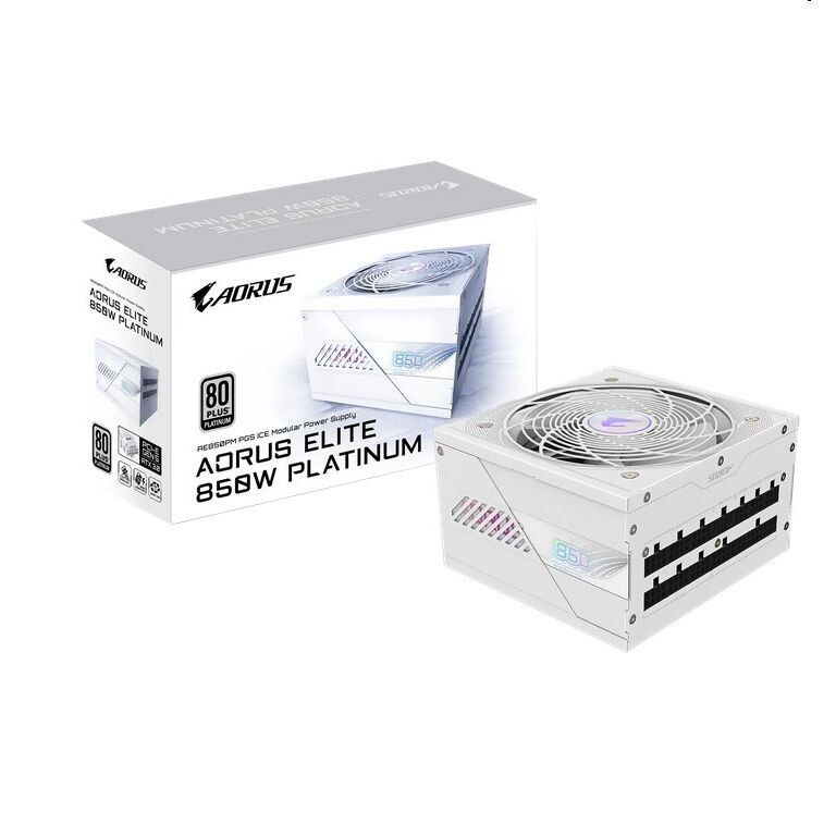 Gigabyte AORUS ELITE P850W 80+ Platinum Modular PCIe 5 ICE GP-AE850PM PG5 ICE