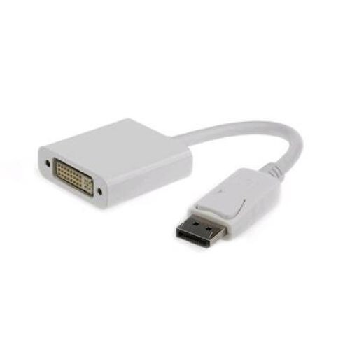 Kábel CABLEXPERT red. Displayport na DVI, MF, biela A-DPM-DVIF-002-W
