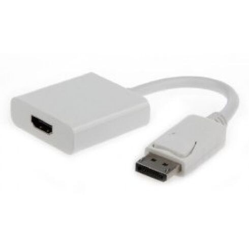 Kábel CABLEXPERT red. Displayport na HDMI, MF, biela A-DPM-HDMIF-002-W