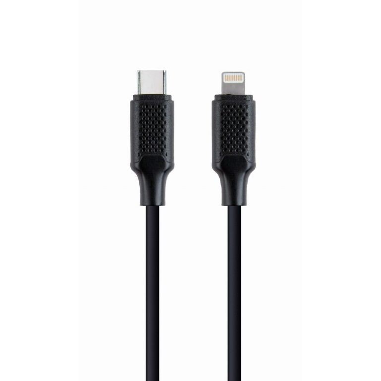 Kábel CABLEXPERT USB 2.0 Type-C na Ligtning (CM8pinM), 1,5m, dátový, čierny CC-USB2-CM8PM-1.5M