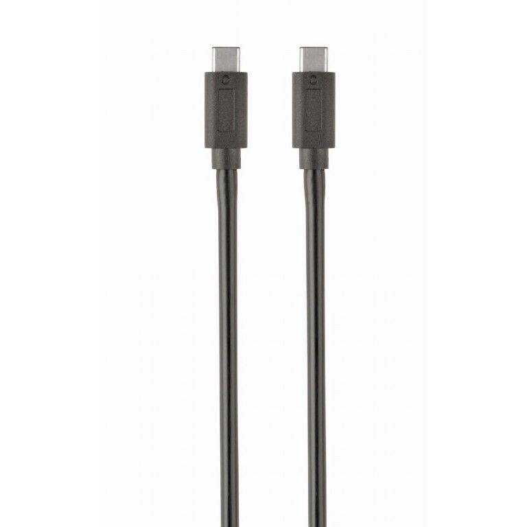 Kábel CABLEXPERT USB 3.1 Type-C na Type-C kábel (CMCM), 1m, dátový, čierny CCP-USB3.1-CMCM-1M