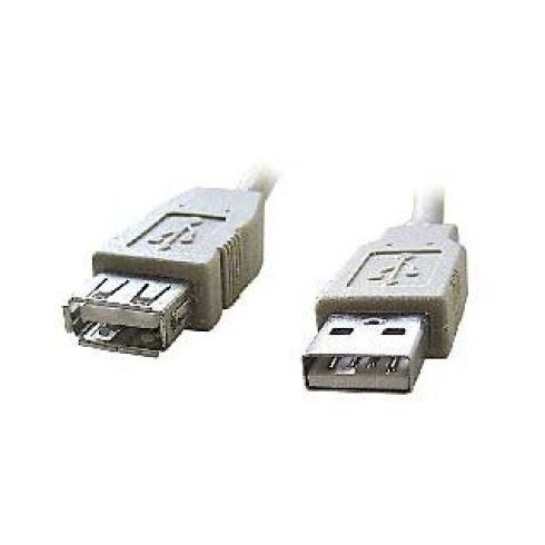 Kábel CABLEXPERT USB A-A 1,8m 2.0 predlžovací HQ Black, pozlátené kontakty CCP-USB2-AMAF-6