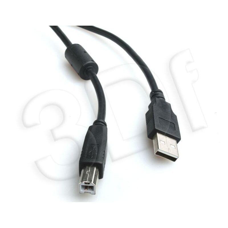 Kábel CABLEXPERT USB A-B 3m 2.0 HQ s ferritovým jadrom CCF-USB2-AMBM-10