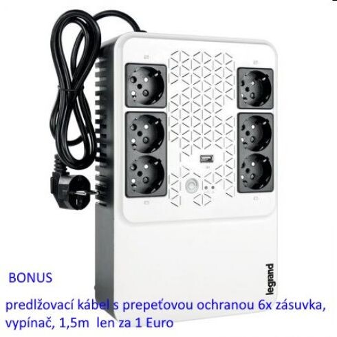 LEGRAND UPS  KEOR MP 600VA  360W FR USB 310083