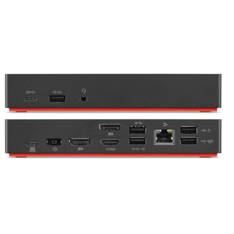 Lenovo ThinkPad USB-C Dock - 90W (2x DP, 1x HDMI, RJ45, 3x USB 3.1, 2x USB 2.0, adapter) 40AY0090EU