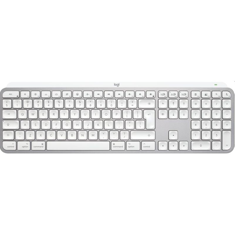 Logitech MX Keys S for MAC - bezdrôtová podsvietená klávesnica - US - bledošedá 920-011638