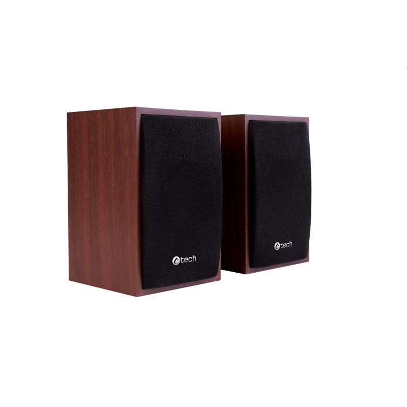 Repro C-TECH SPK-09, 2.0, drevenné, USB SPK-09WD