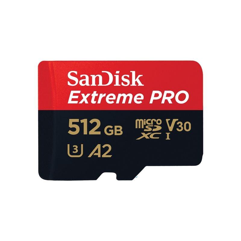SanDisk Extreme PRO 512GB microSD card SDSQXCD-512G-GN6MA