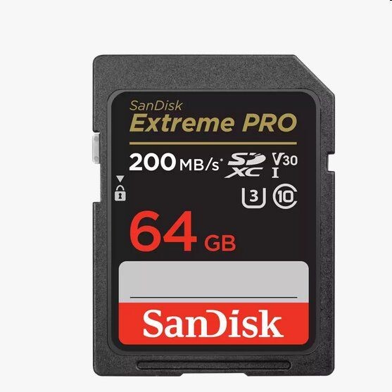 SanDisk Extreme PRO 64GB SD card SDSDXXU-064G-GN4IN