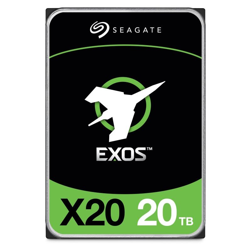 Seagate EXOS X20 Enterprise HDD 20TB 512e4kn SATA Recertified 1y Warranty ST20000NM007D#rec