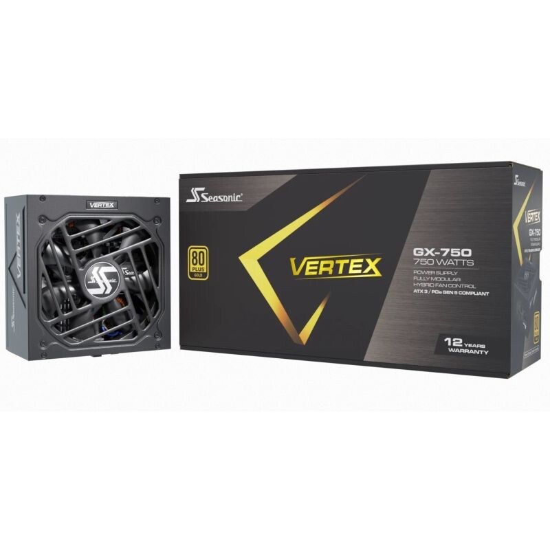 Seasonic VERTEX GX GOLD 750W ATX 3.0, PCIe 5.0, modular VERTEX GX-750