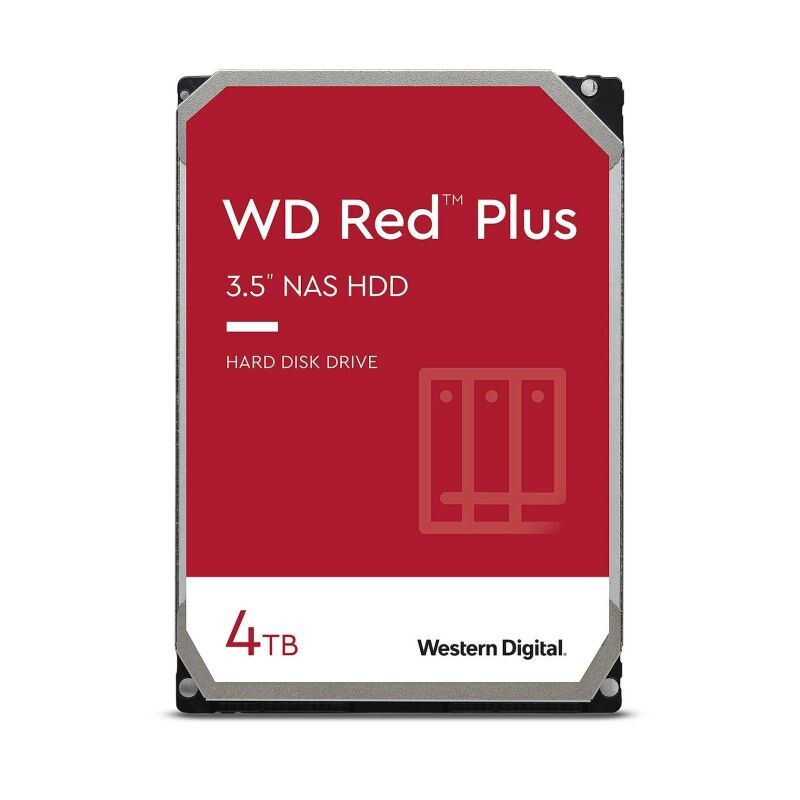 WD Red Plus NAS HDD 4TB SATA WD40EFPX