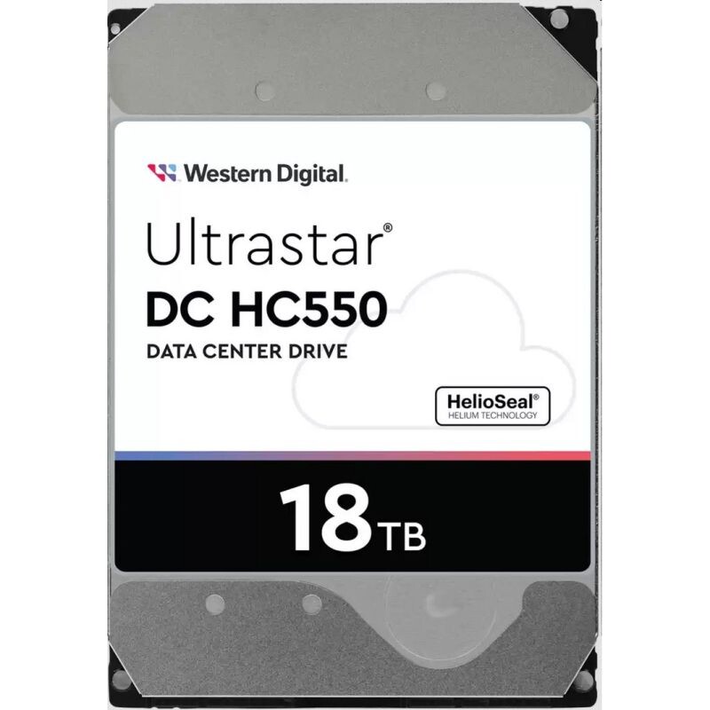 WD Ultrastar DC HC550 18TB Data Center HDD SATA SE 0F38459