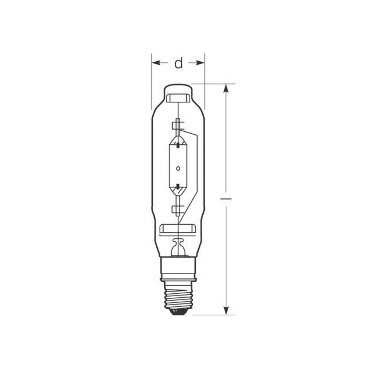 RADIUM Halogénová výbojka E40 2050W HRI-T D/I číra