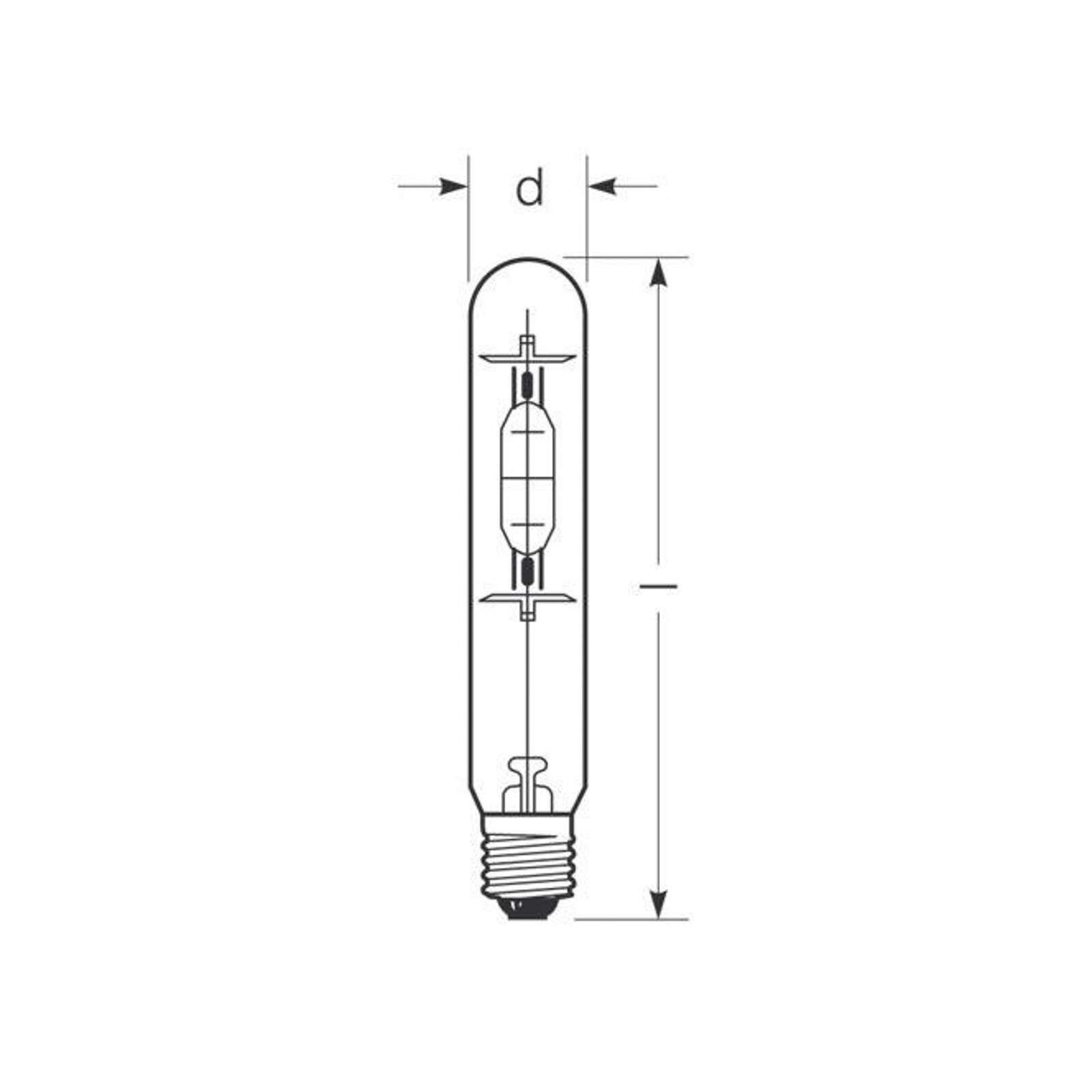 RADIUM Halogénová výbojka E40 360W HRI-T B číra