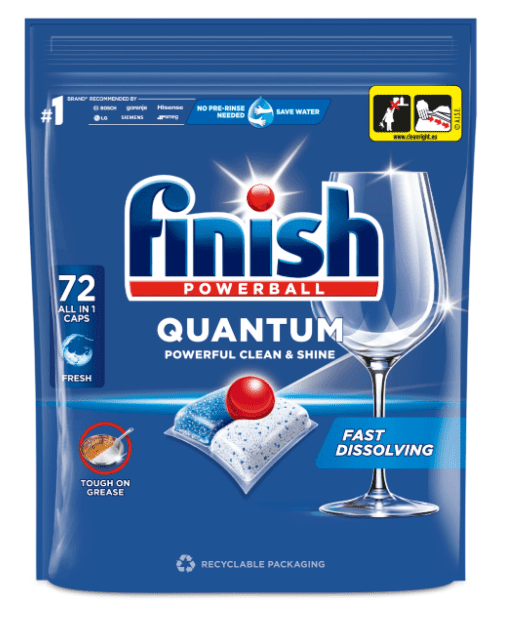 FINISH QUANTUM ALL IN 1 - Kapsuly do umývačky riadu regular, 90 ks