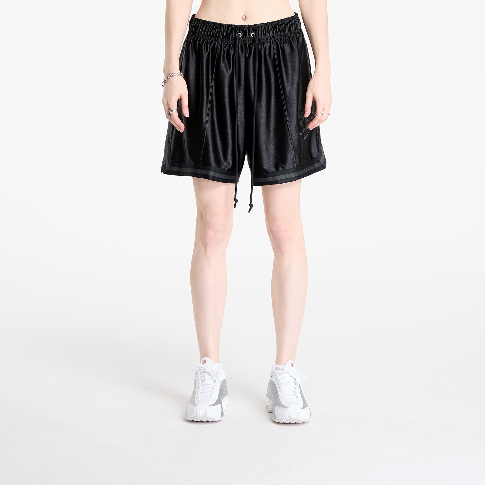 Šortky Nike Sportswear Women's Loose Mid-Rise Graphic Shorts Black/ Anthracite/ Anthracite XS
