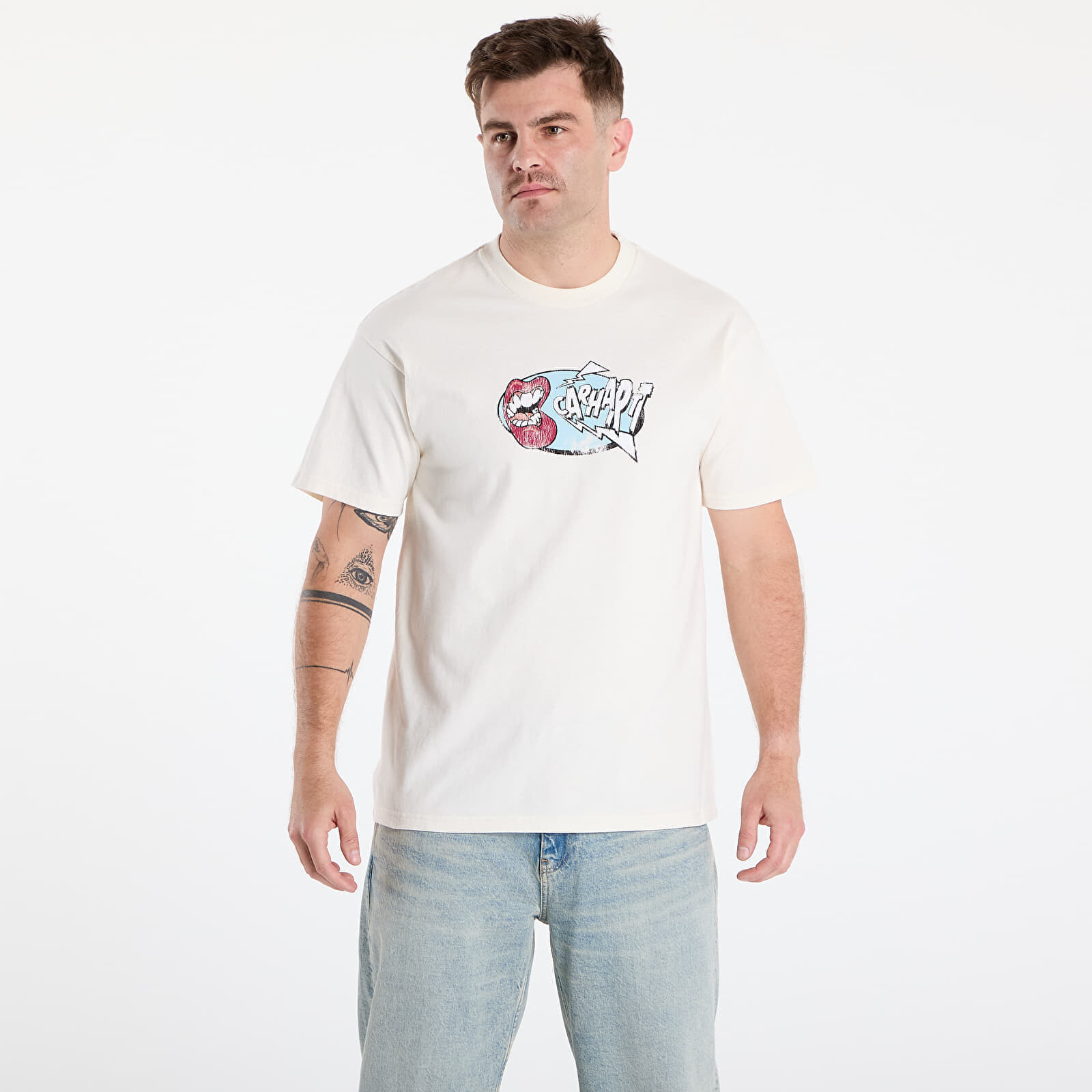 Tričko Carhartt WIP S/S Louder T-Shirt UNISEX Wax Heavy Enzyme Wash XS