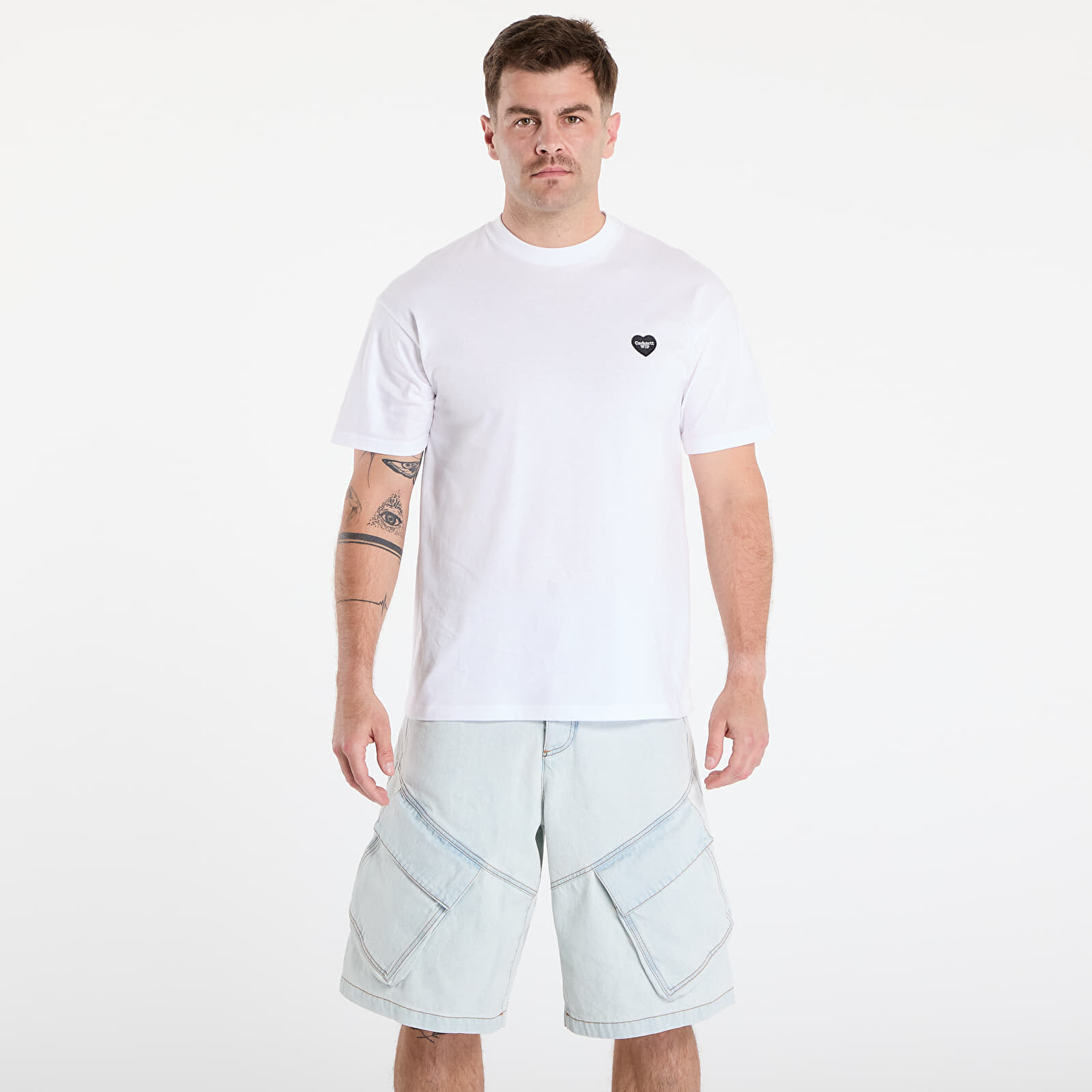 Tričko Carhartt WIP S/S Heart II Hartt T-Shirt UNISEX White XXL