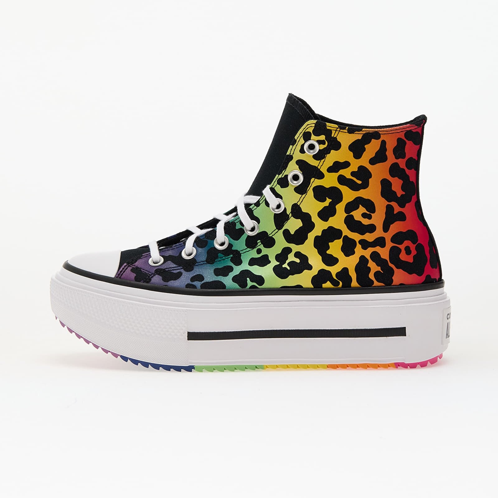 Tenisky Converse Chuck Taylor All Star Lift Double Stack Chaos Fuchsia/ Orange Rind EUR 36