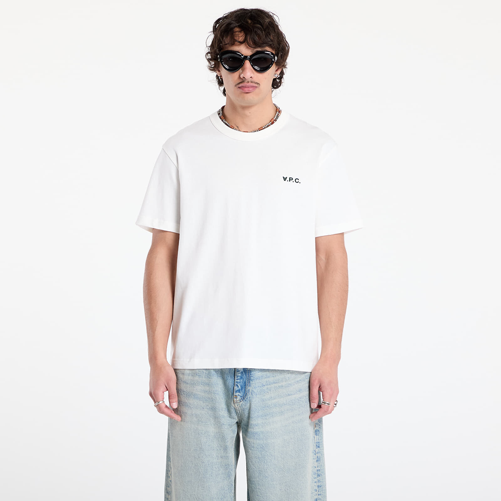 Tričko A.P.C. Boxy Petit Vpc T-Shirt White/ Green L