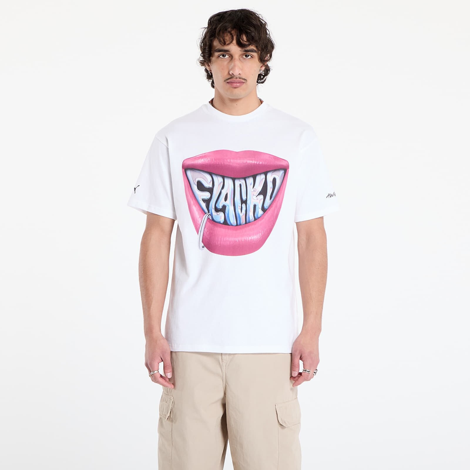 Tričko PUMA x A$AP ROCKY FLACKO Smile Tee PUMA White L