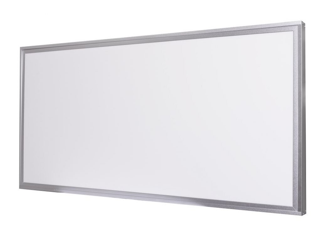 LED Solution Strieborný prisadený LED panel s rámčekom 600 x 1200mm 75W Premium - RÁMČEK BEZ OBALU 191018_VYP305