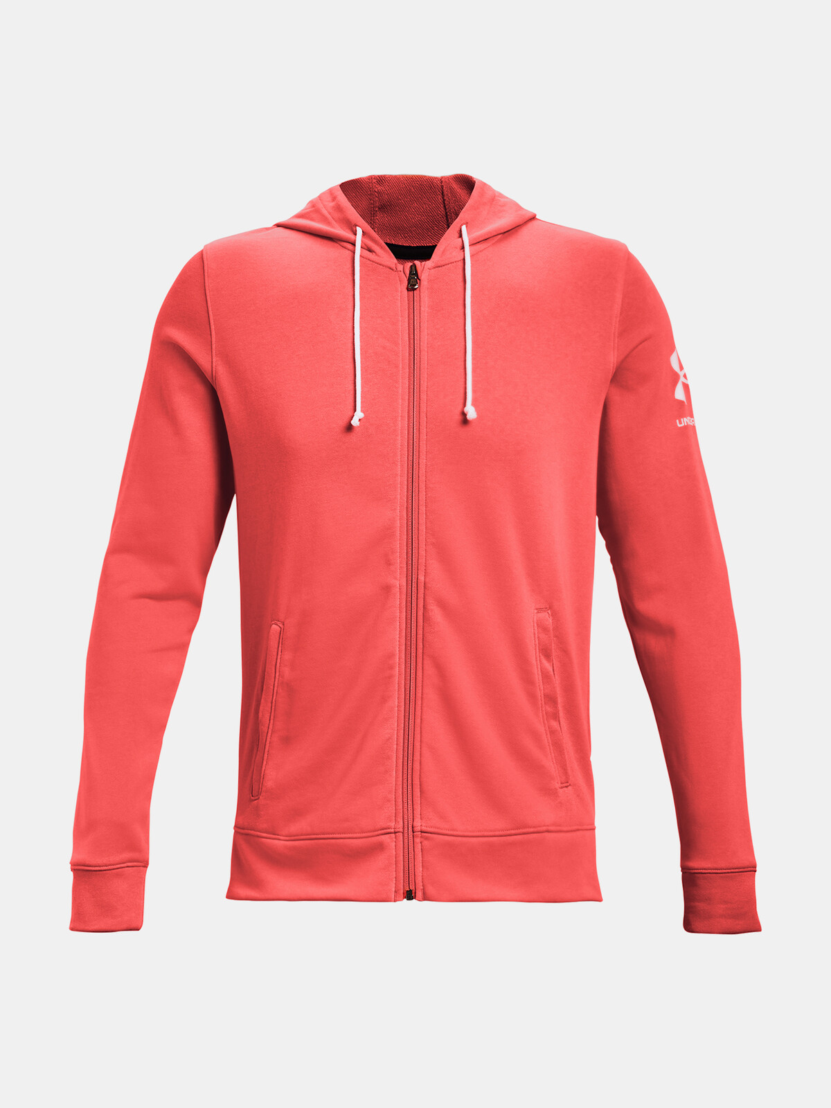 Under Armour Sweatshirt UA RIVAL TERRY FZ HD-RED - Men's
