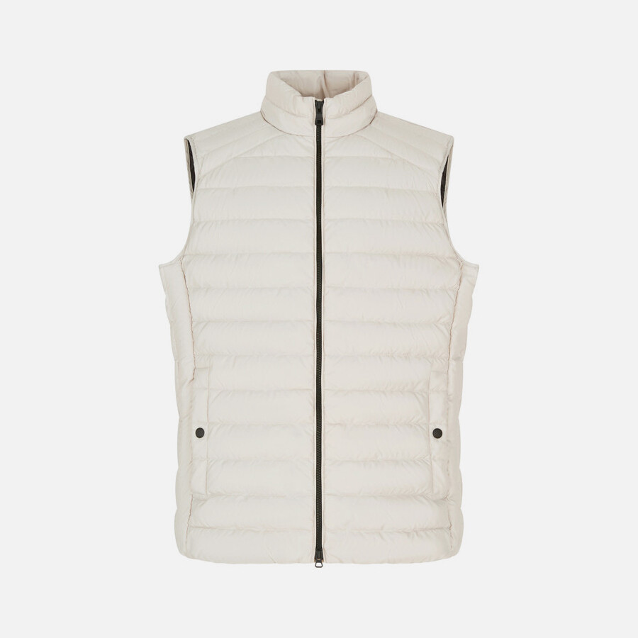 Black men's down vest Geox Kennet - Men's