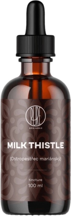 Brainmax pure ostropestřec mariánský (milk thistle) tinktura 1:1 100