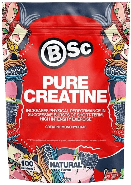 Bsc nutrition pure creatine monohydrate 500 g