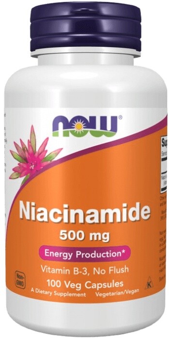Now foods vitamin b3 nikotinamid (niacinamide) 500 mg 100