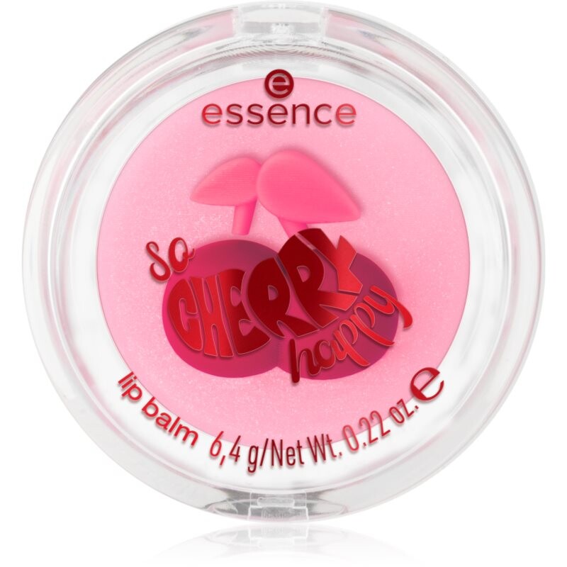 essence SO CHERRY happy balzam na pery odtieň 01 Cheeky Cherry 6.4 g