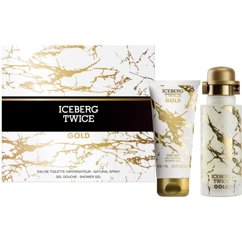 Iceberg Twice Gold darčeková sada pre mužov 1 ks