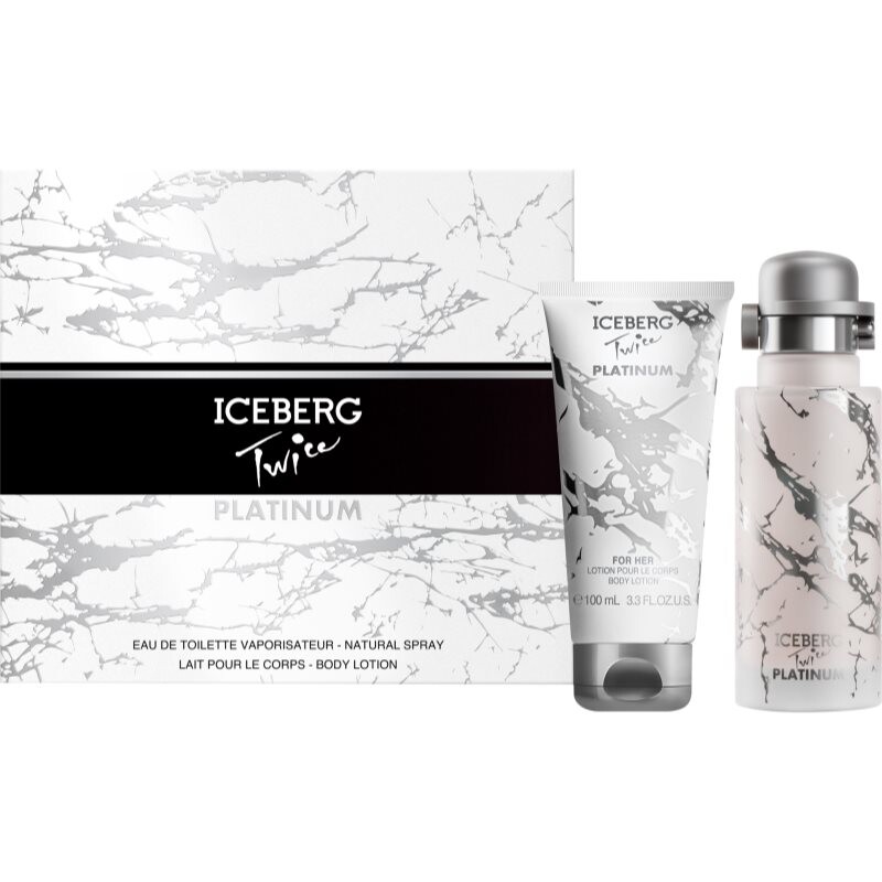 Iceberg Twice Platinum darčeková sada pre ženy 1 ks