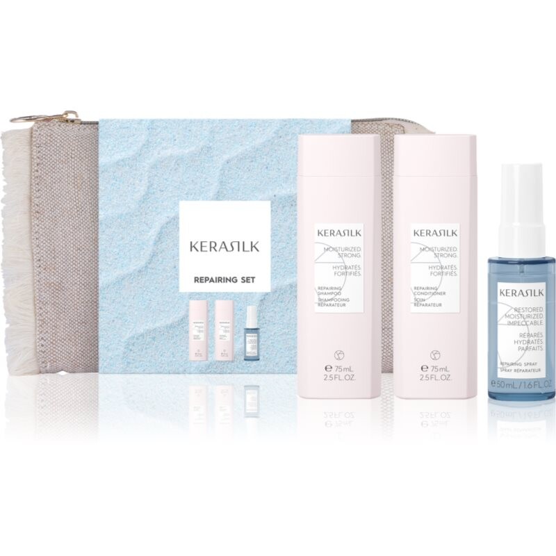 KERASILK Essentials Repairing Set cestovná sada pre suché a poškodené vlasy