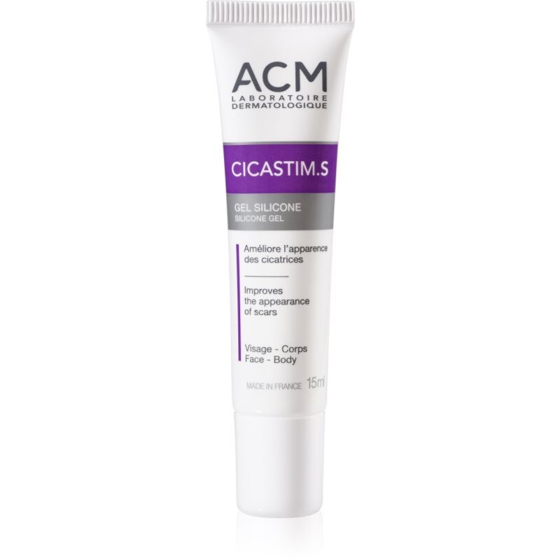 ACM Cicastim S Silicone Gel regeneračná starostlivosť na liečbu jaziev 15 ml