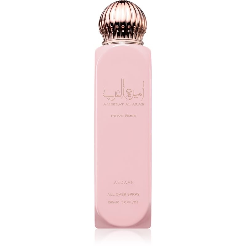 Asdaaf Ameerat Al Arab Prive Rose telový sprej pre ženy 150 ml