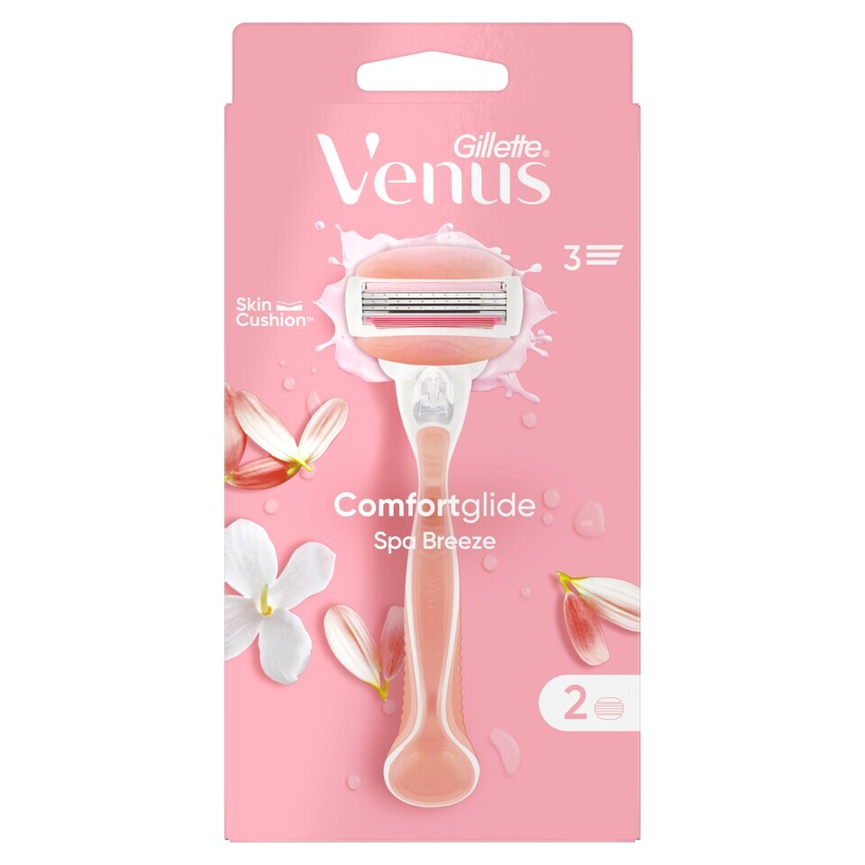 Gillette Venus Comfortglide Spa Breeze Holiaci Strojček – 2 Čepieľky